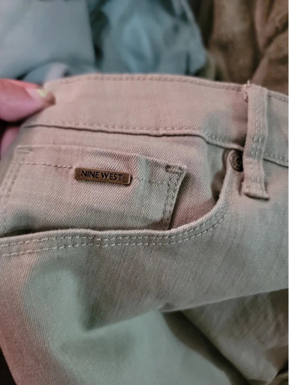 Nine west gramercy crop jeans size 14 - Picture 9 of 12